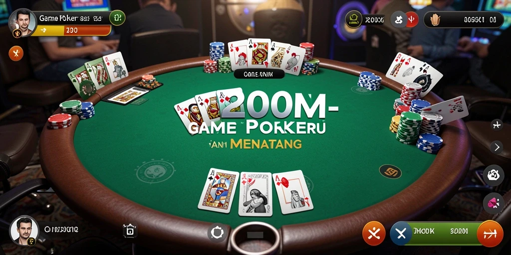 Tampilan gameplay D200M yang mendebarkan dan seru.