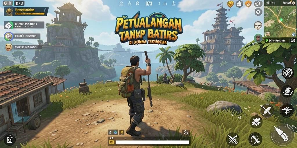 Gameplay terbuka yang penuh petualangan di D73.