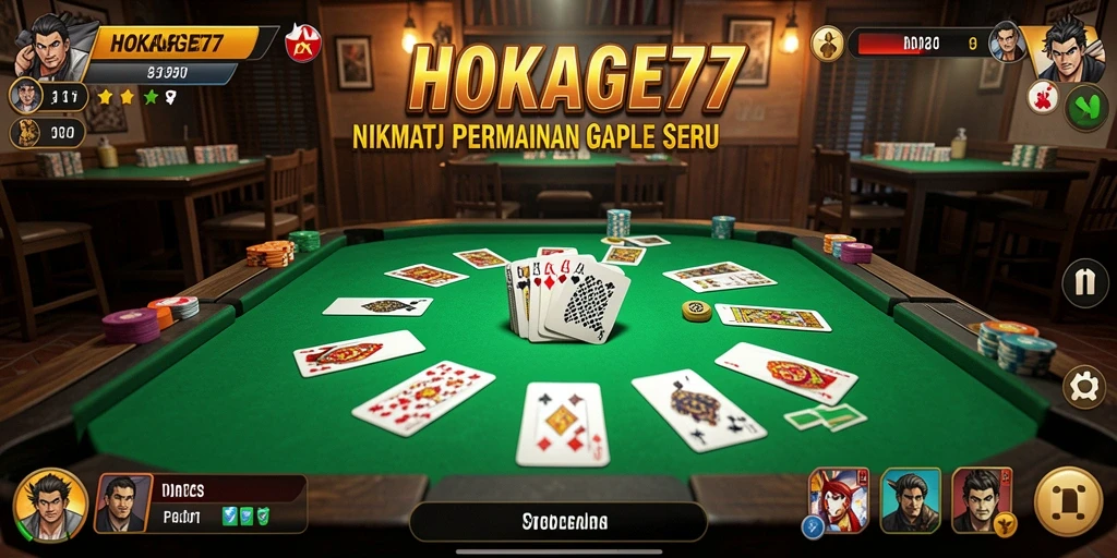 Tampilan gameplay seru di HOKAGE77 yang penuh tantangan.