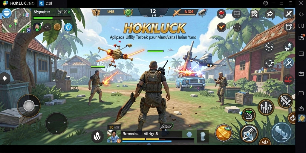 Tampilan antarmuka HOKILUCK yang user-friendly dan fungsional.
