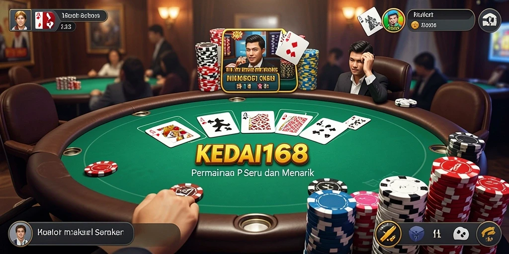 Tampilan gameplay KEDAI168 yang seru dan menegangkan.