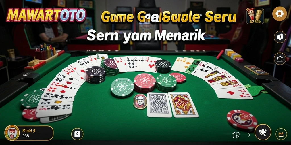 Tampilan gameplay seru Gaple di MAWARTOTO.