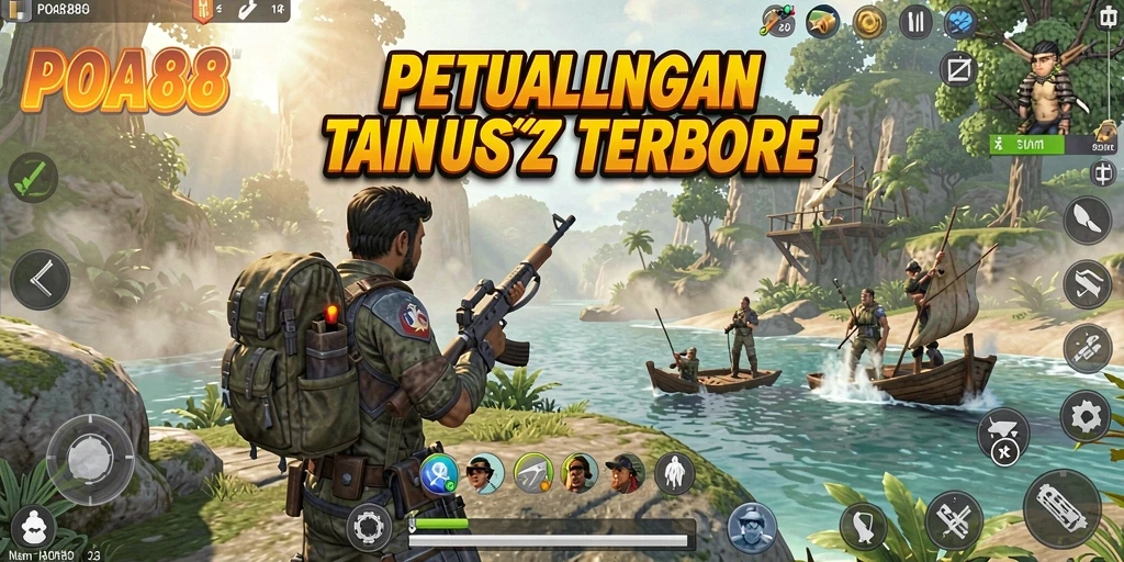 Screenshot gameplay POA88 yang menampilkan kebebasan eksplorasi.