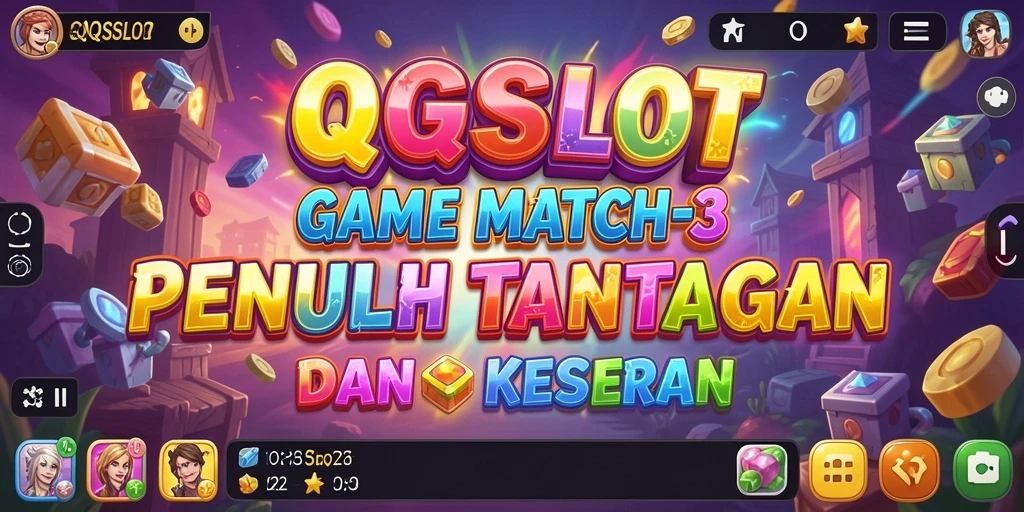 Gameplay QQSLOT dengan grafis cerah dan tantangan menarik.