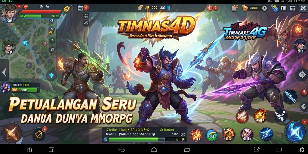 Tampilan menarik dari gameplay TIMNAS4D dengan pertempuran seru.