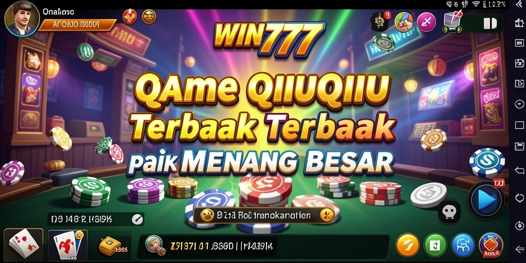 Screenshot dari gameplay QiuQiu yang mendebarkan di WIN777.
